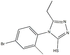 4-(4-bromo-2-methylphenyl)-5-ethyl-4H-1,2,4-triazole-3-thiol|