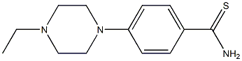 4-(4-ethylpiperazin-1-yl)benzene-1-carbothioamide Structure