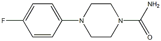 4-(4-fluorophenyl)piperazine-1-carboxamide,,结构式