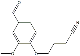  4-(4-formyl-2-methoxyphenoxy)butanenitrile