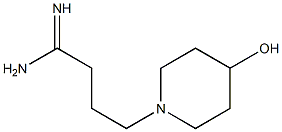 4-(4-hydroxypiperidin-1-yl)butanimidamide,,结构式