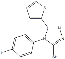  4-(4-iodophenyl)-5-(thiophen-2-yl)-4H-1,2,4-triazole-3-thiol