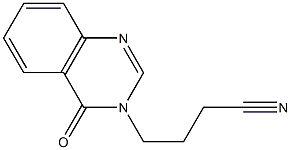 4-(4-oxo-3,4-dihydroquinazolin-3-yl)butanenitrile Structure