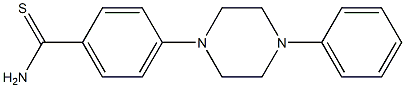 4-(4-phenylpiperazin-1-yl)benzene-1-carbothioamide|