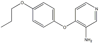 4-(4-propoxyphenoxy)pyridin-3-amine Structure