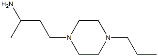 4-(4-propylpiperazin-1-yl)butan-2-amine Structure