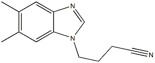 4-(5,6-dimethyl-1H-benzimidazol-1-yl)butanenitrile