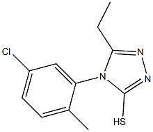 4-(5-chloro-2-methylphenyl)-5-ethyl-4H-1,2,4-triazole-3-thiol