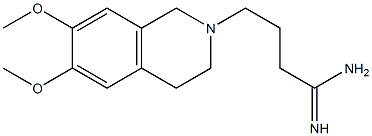 4-(6,7-dimethoxy-3,4-dihydroisoquinolin-2(1H)-yl)butanimidamide Structure