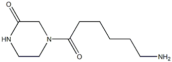 4-(6-aminohexanoyl)piperazin-2-one Structure