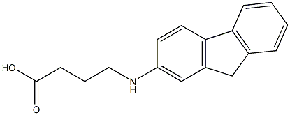 4-(9H-fluoren-2-ylamino)butanoic acid Structure