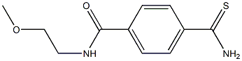  4-(aminocarbonothioyl)-N-(2-methoxyethyl)benzamide