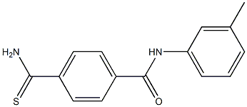 4-(aminocarbonothioyl)-N-(3-methylphenyl)benzamide|