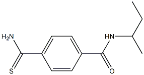 4-(aminocarbonothioyl)-N-(sec-butyl)benzamide