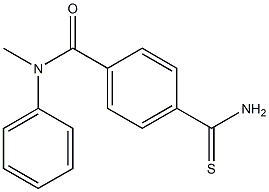 4-(aminocarbonothioyl)-N-methyl-N-phenylbenzamide