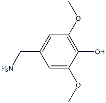 4-(aminomethyl)-2,6-dimethoxyphenol 结构式
