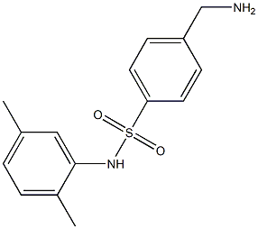 4-(aminomethyl)-N-(2,5-dimethylphenyl)benzenesulfonamide 结构式