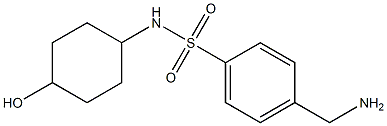 4-(aminomethyl)-N-(4-hydroxycyclohexyl)benzenesulfonamide Structure