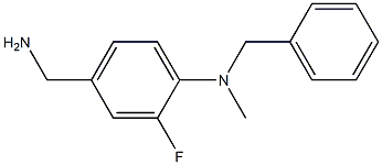 4-(aminomethyl)-N-benzyl-2-fluoro-N-methylaniline