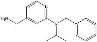 4-(aminomethyl)-N-benzyl-N-(propan-2-yl)pyridin-2-amine