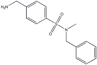 4-(aminomethyl)-N-benzyl-N-methylbenzene-1-sulfonamide