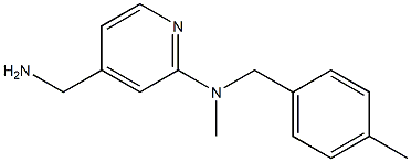 4-(aminomethyl)-N-methyl-N-[(4-methylphenyl)methyl]pyridin-2-amine