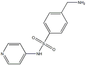 4-(aminomethyl)-N-pyridin-4-ylbenzenesulfonamide Struktur