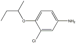 4-(butan-2-yloxy)-3-chloroaniline Structure