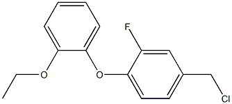 4-(chloromethyl)-1-(2-ethoxyphenoxy)-2-fluorobenzene