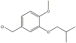 4-(chloromethyl)-1-methoxy-2-(2-methylpropoxy)benzene
