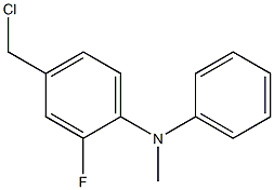  4-(chloromethyl)-2-fluoro-N-methyl-N-phenylaniline