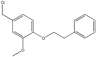 4-(chloromethyl)-2-methoxy-1-(2-phenylethoxy)benzene