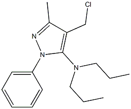 4-(chloromethyl)-3-methyl-1-phenyl-N,N-dipropyl-1H-pyrazol-5-amine