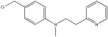 4-(chloromethyl)-N-methyl-N-[2-(pyridin-2-yl)ethyl]aniline