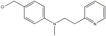 4-(chloromethyl)-N-methyl-N-[2-(pyridin-2-yl)ethyl]aniline|