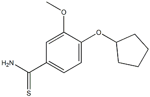 4-(cyclopentyloxy)-3-methoxybenzenecarbothioamide|