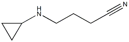 4-(cyclopropylamino)butanenitrile Structure