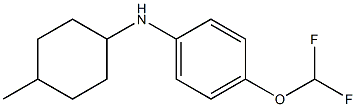 4-(difluoromethoxy)-N-(4-methylcyclohexyl)aniline Structure