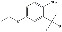 4-(ethylsulfanyl)-2-(trifluoromethyl)aniline Structure