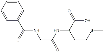 4-(methylsulfanyl)-2-[2-(phenylformamido)acetamido]butanoic acid Structure