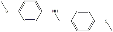 4-(methylsulfanyl)-N-{[4-(methylsulfanyl)phenyl]methyl}aniline