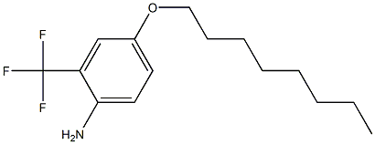 4-(octyloxy)-2-(trifluoromethyl)aniline 结构式