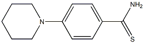 4-(piperidin-1-yl)benzene-1-carbothioamide Structure