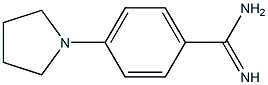 4-(pyrrolidin-1-yl)benzene-1-carboximidamide 结构式