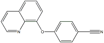 4-(quinolin-8-yloxy)benzonitrile 结构式