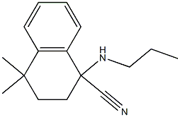 4,4-dimethyl-1-(propylamino)-1,2,3,4-tetrahydronaphthalene-1-carbonitrile