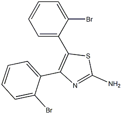 4,5-bis(2-bromophenyl)-1,3-thiazol-2-amine