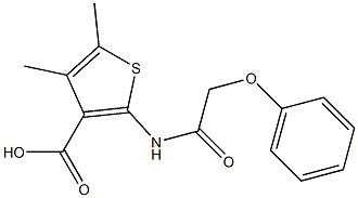 4,5-dimethyl-2-(2-phenoxyacetamido)thiophene-3-carboxylic acid