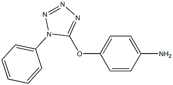 4-[(1-phenyl-1H-tetrazol-5-yl)oxy]aniline 结构式