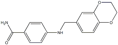 4-[(2,3-dihydro-1,4-benzodioxin-6-ylmethyl)amino]benzamide